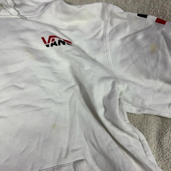 Vans White Checkered Men's Sweater - Picture 3 of 3